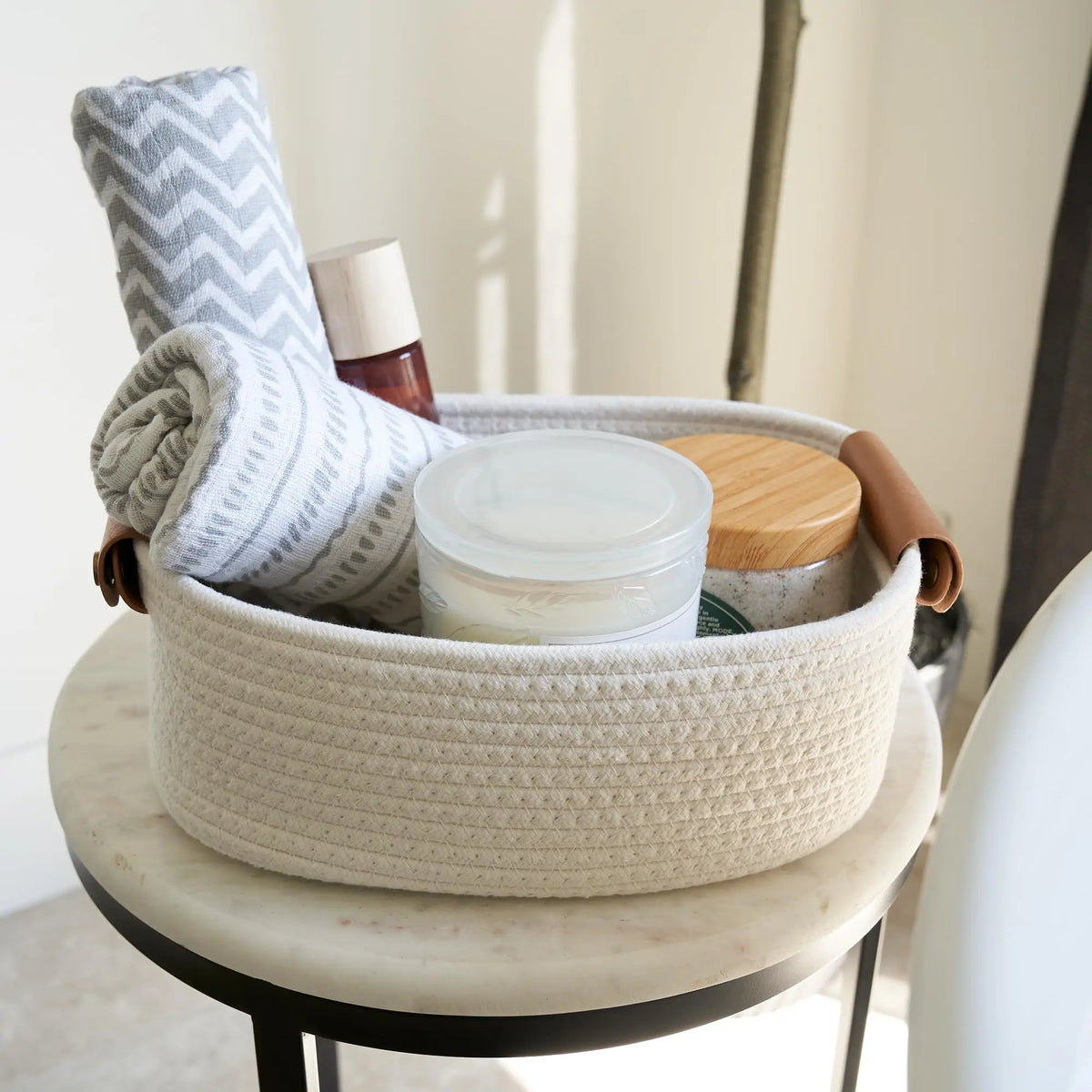 Reusable Wooden Storage Baskets For Shelves And Home Organization