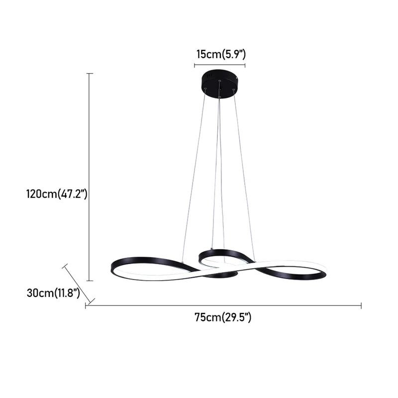 GreeLustr Minimalist Led Pendant Light Modern Ceiling Lamp Fixture