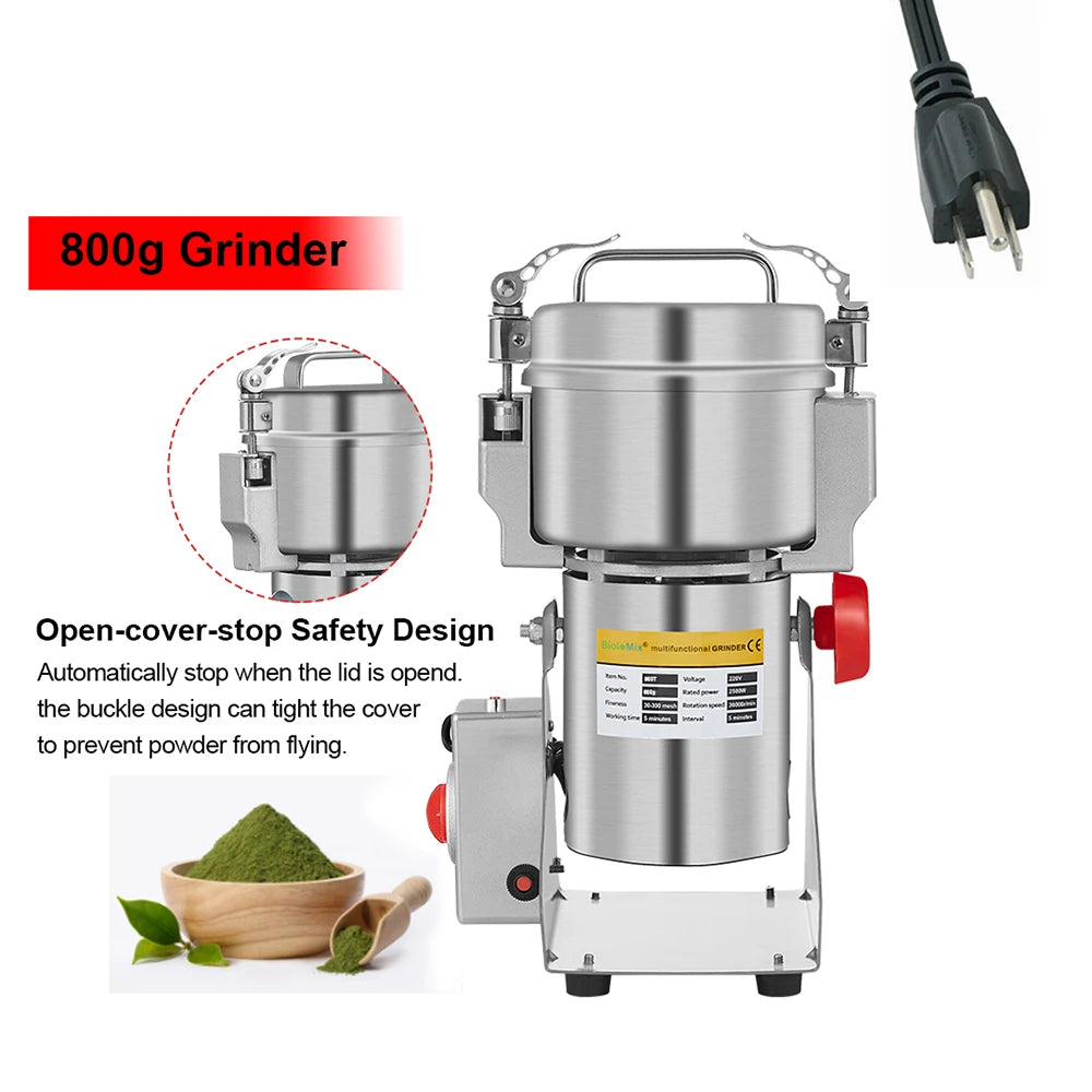 Biolomix Coffee Grinder Mill Grinding Machine for Grains Spices