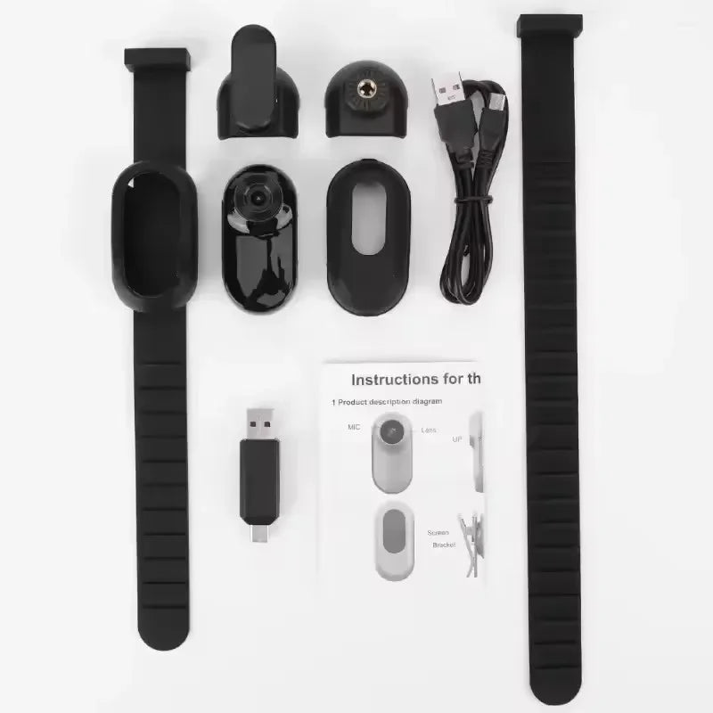 Pet Collar Camera Full HD Video Lightweight Rechargeable for Cats Dogs