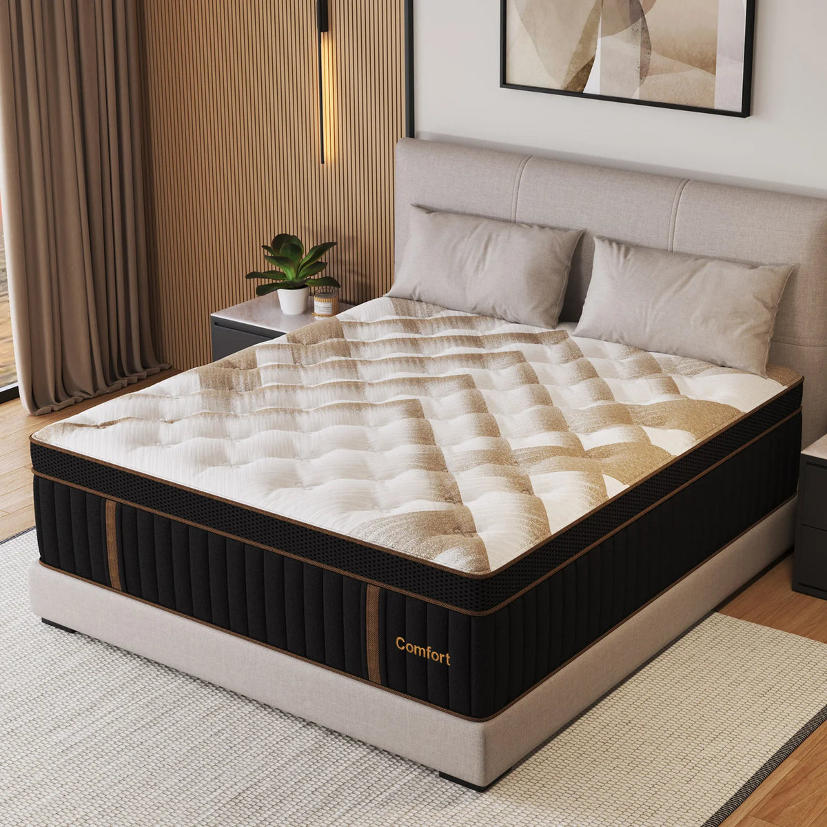 Sweetlove Gel Memory Foam Hybrid Pocket Spring Mattress In Box