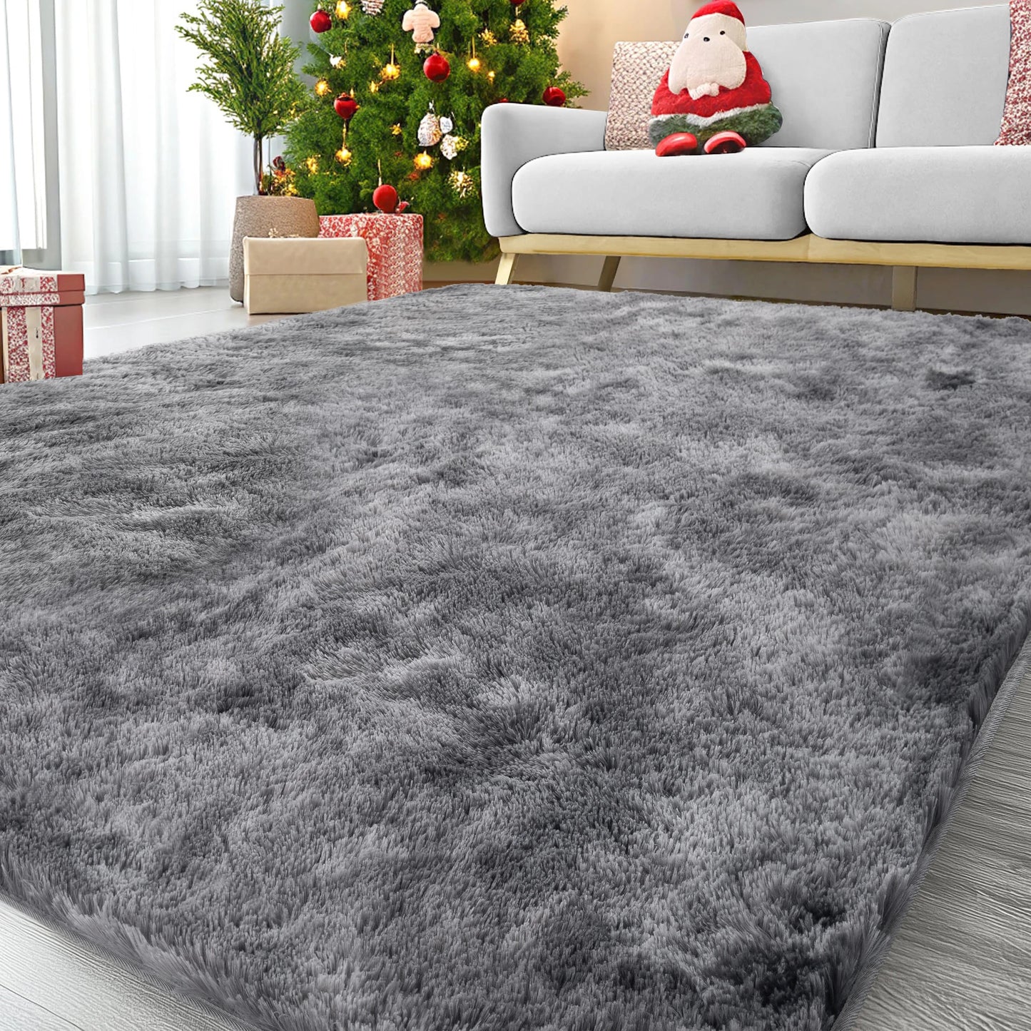 Ultra Soft Puffy Rug For Bedroom And Living Room Tufted Carpet