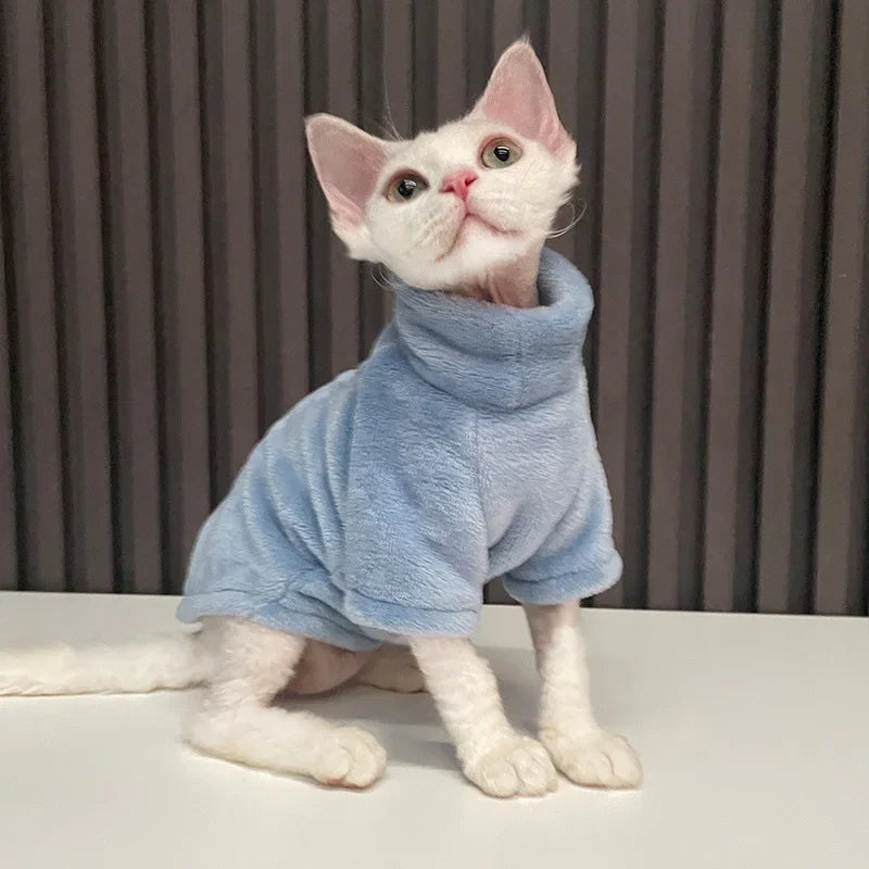 Wang Shan Meow Cat Hoodie Pullover For Sphynx Cats
