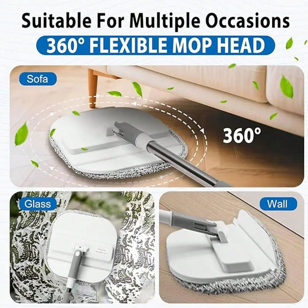 Spin Mop And Bucket Set Hands Free Self Cleaning Mop For Hardwood Floors