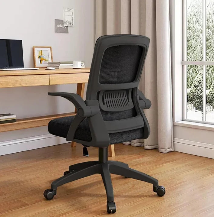 Office Chair Ergonomic Mesh Swivel Chair With Flip Up Arms