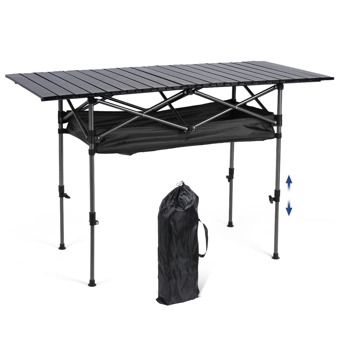 Outdoor Folding Camping Table Ultralight Large Capacity With Carrying Bag