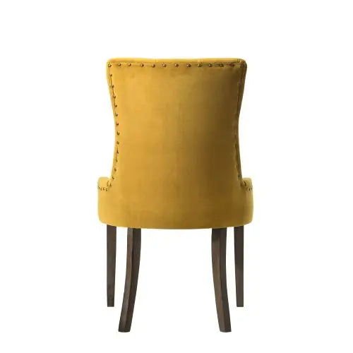 Dining Chairs With Wooden Legs Cushioned Seats For Living Room