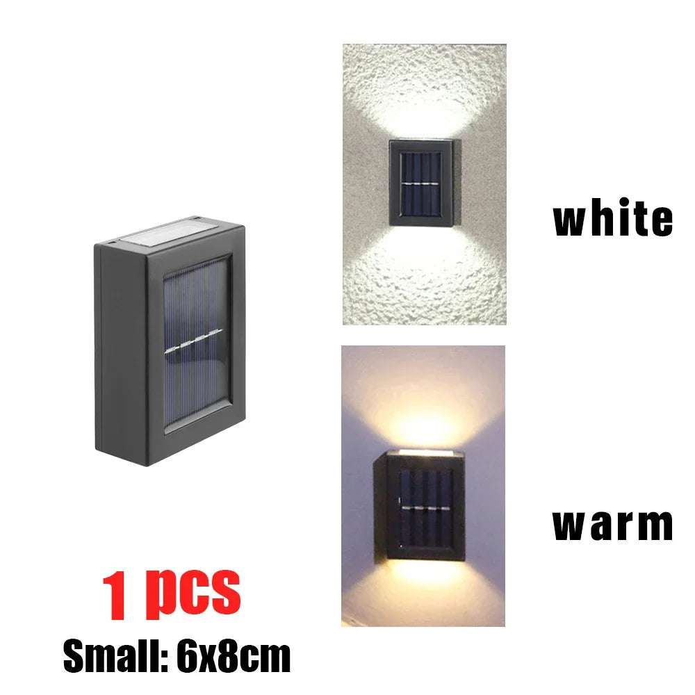 AlliLit Wall Solar Light Waterproof Garden LED Outdoor Lamp