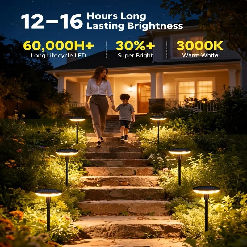 Kpstek Solar Pathway Lights Garden Swaying Ip65 Led Landscape