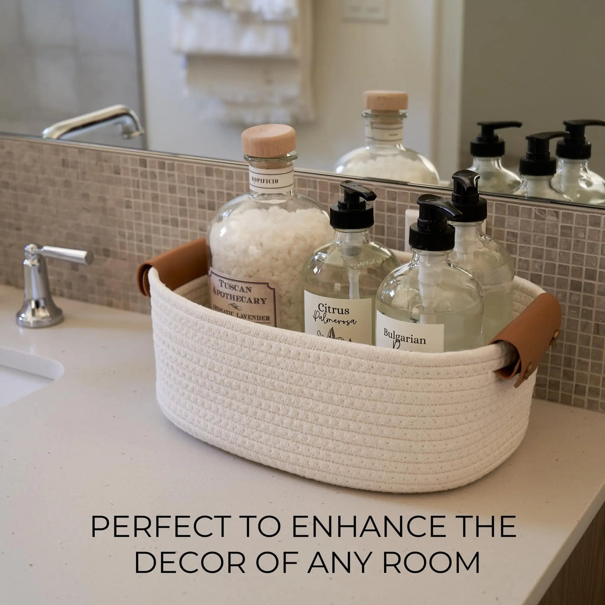 Reusable Wooden Storage Baskets For Shelves And Home Organization