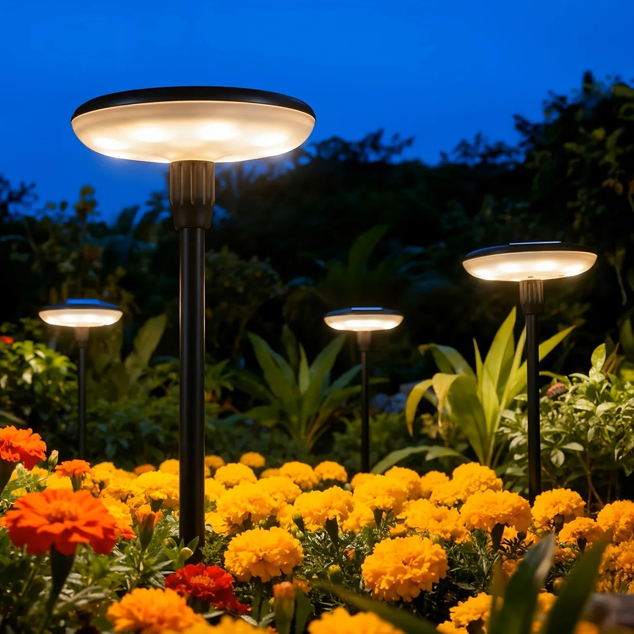 Kpstek Solar Pathway Lights Garden Swaying Ip65 Led Landscape