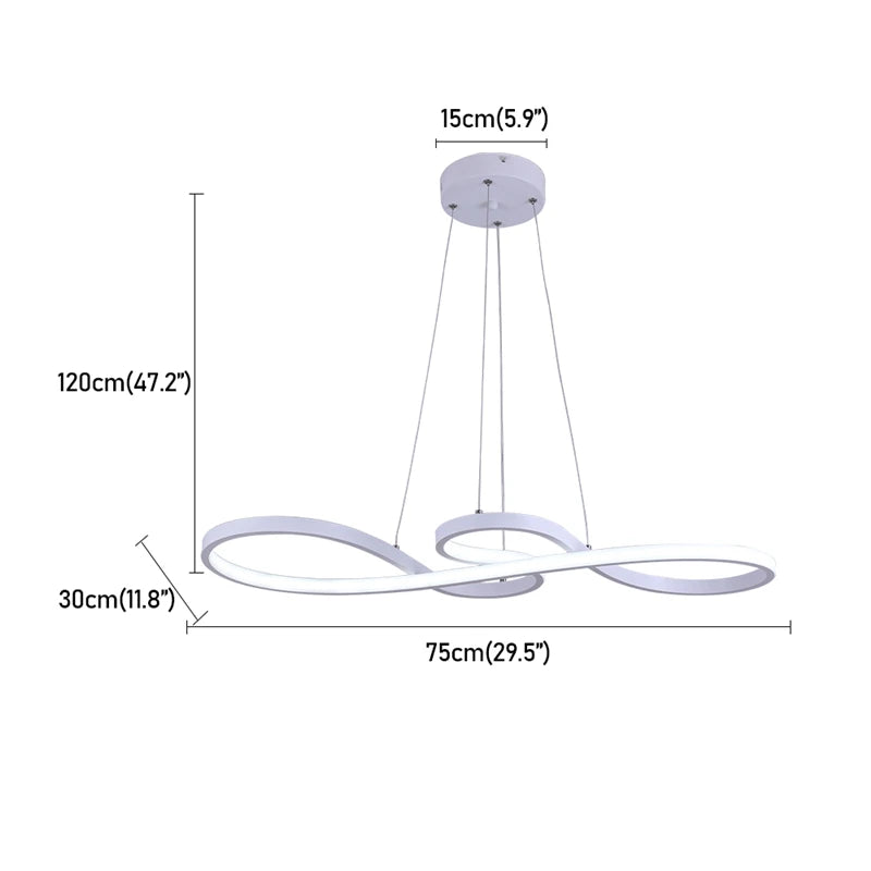 GreeLustr Minimalist Led Pendant Light Modern Ceiling Lamp Fixture