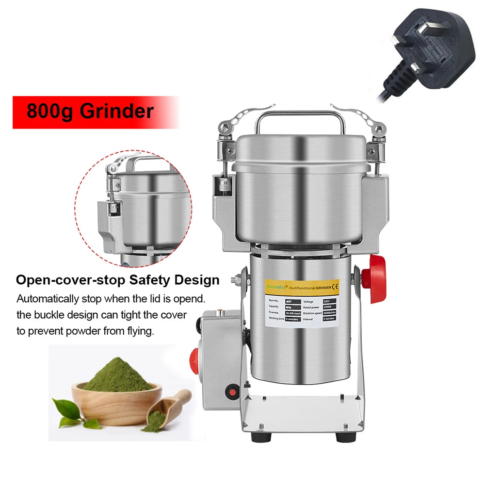 Biolomix Coffee Grinder Mill Grinding Machine for Grains Spices