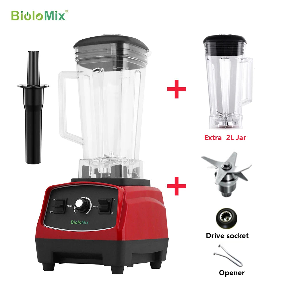 Biolomix BPA Free Heavy Duty Blender Food Processor Juicer
