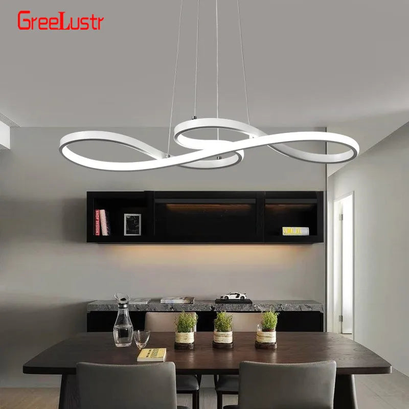 GreeLustr Minimalist Led Pendant Light Modern Ceiling Lamp Fixture