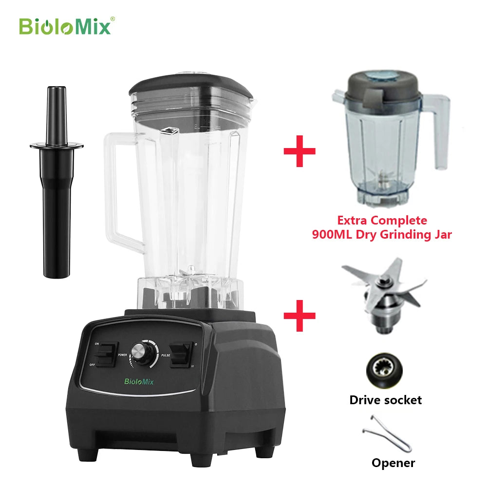 Biolomix BPA Free Heavy Duty Blender Food Processor Juicer