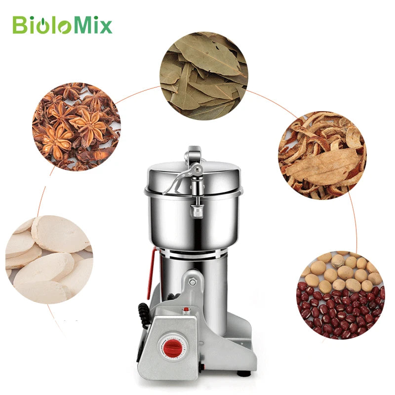 Biolomix Coffee Grinder Mill Grinding Machine for Grains Spices