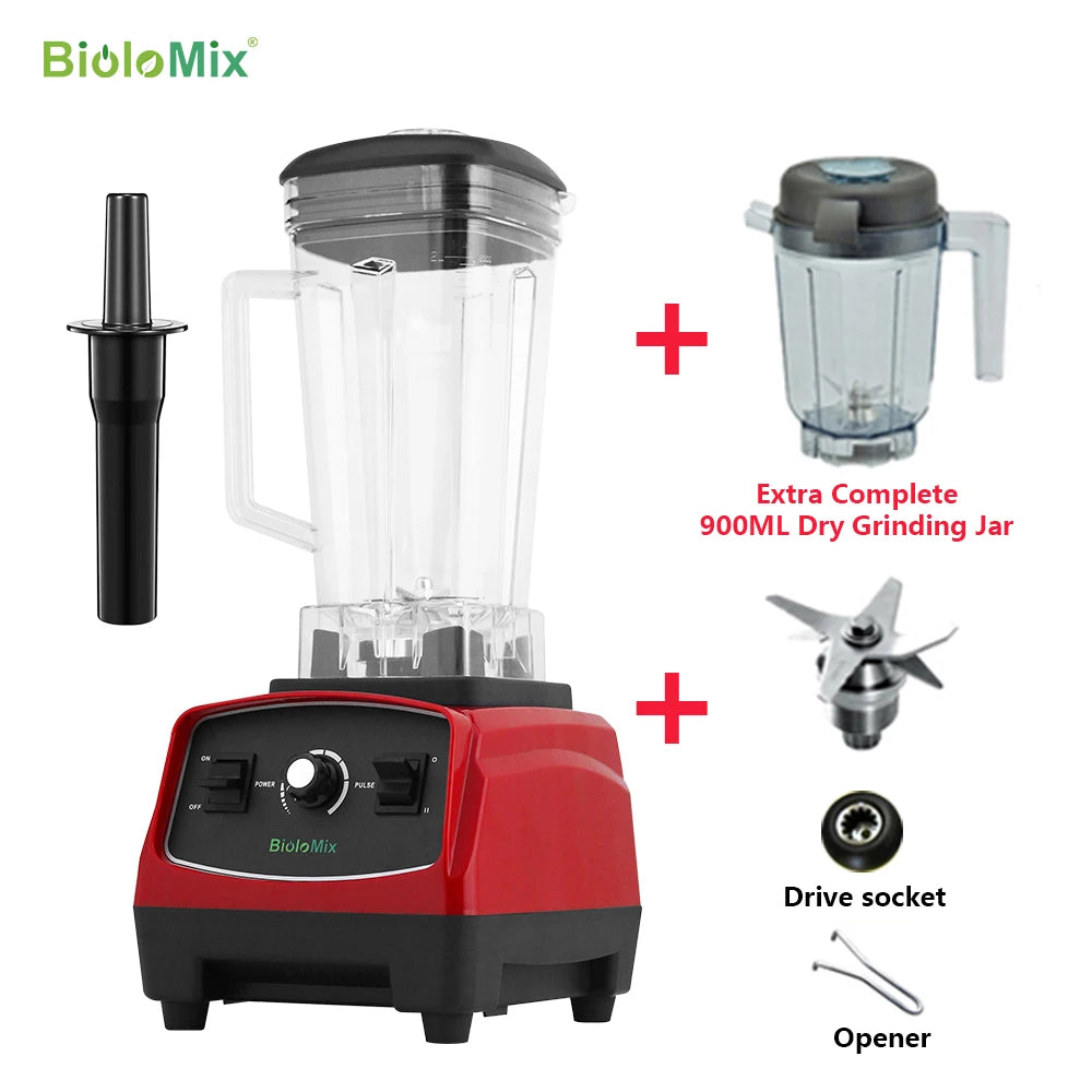 Biolomix BPA Free Heavy Duty Blender Food Processor Juicer