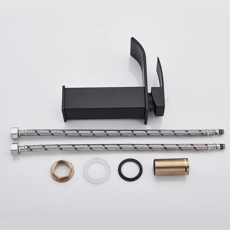 Saeuwtowy Single Handle Waterfall Bathroom Basin Faucet