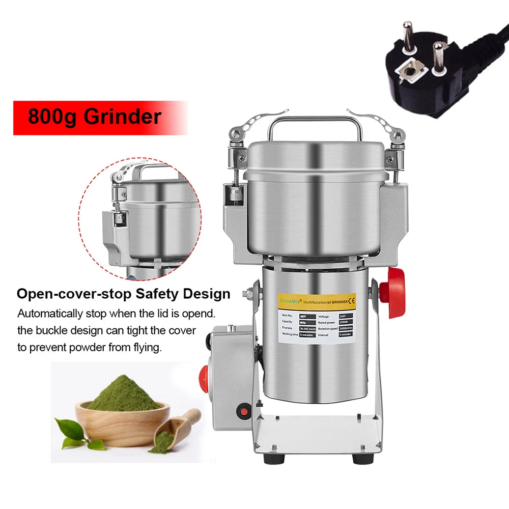 Biolomix Coffee Grinder Mill Grinding Machine for Grains Spices