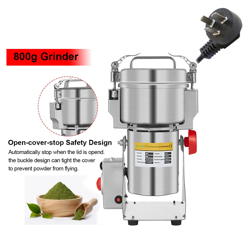 Biolomix Coffee Grinder Mill Grinding Machine for Grains Spices