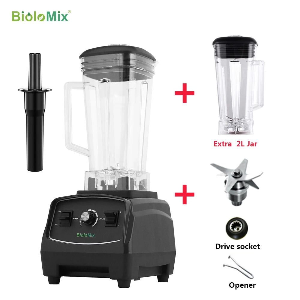 Biolomix BPA Free Heavy Duty Blender Food Processor Juicer