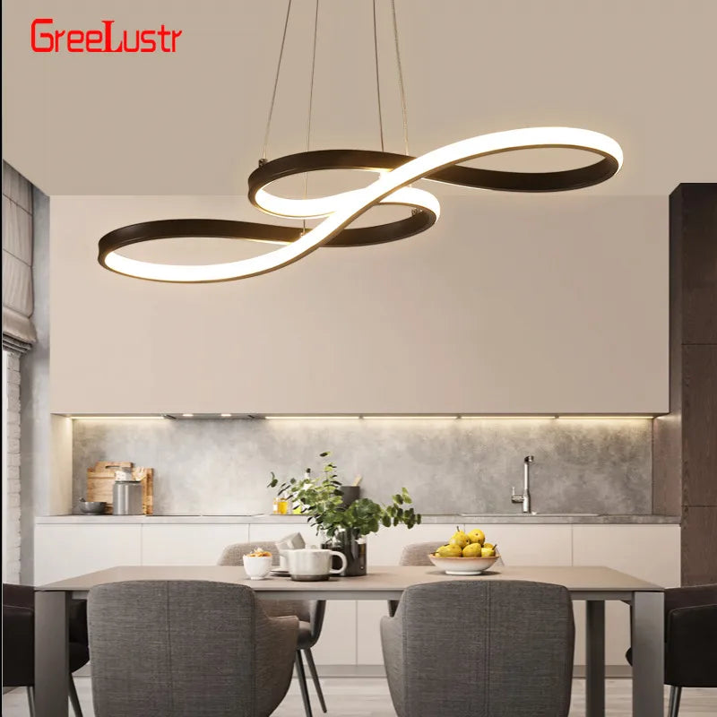 GreeLustr Minimalist Led Pendant Light Modern Ceiling Lamp Fixture