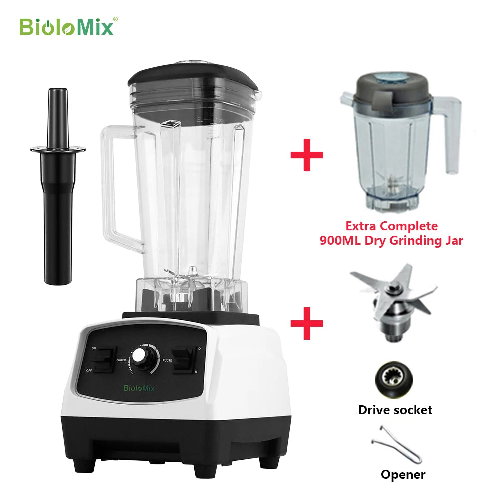 Biolomix BPA Free Heavy Duty Blender Food Processor Juicer