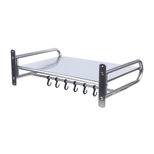 Stainless Steel Microwave Oven Rack Wall Mounted Shelf