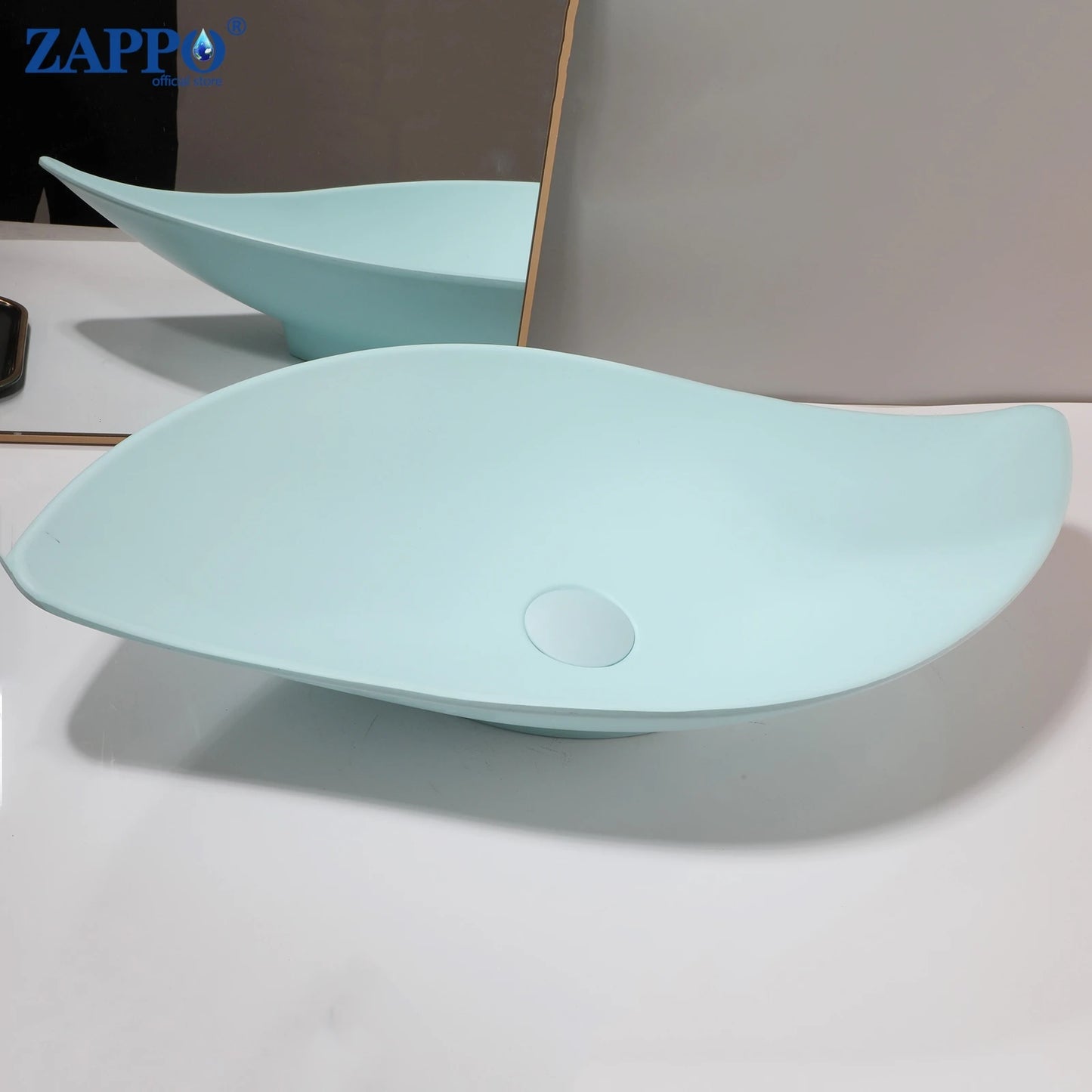 Mekkhalaa Stone Resin Above Counter Bathroom Vessel Sink