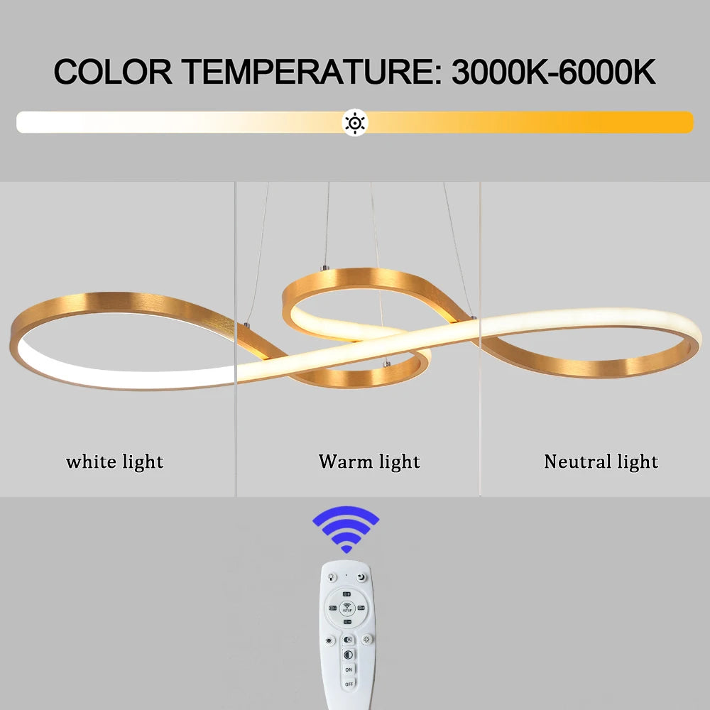 GreeLustr Minimalist Led Pendant Light Modern Ceiling Lamp Fixture