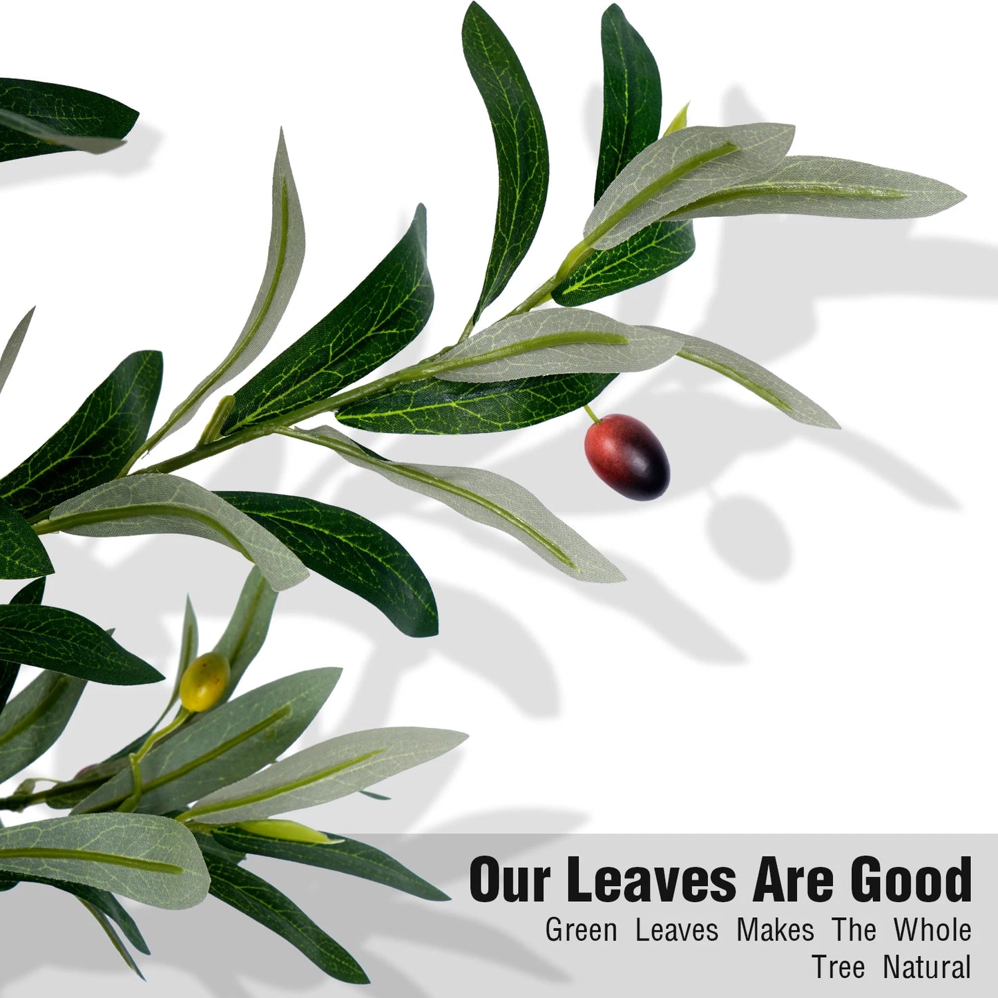 Olitree CN Olive Tree Artificial Indoor Plant With Wood Trunk
