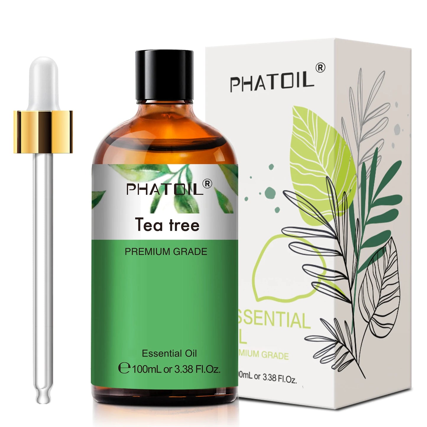 PHATOIL Lavender Jasmine Vanilla Sandalwood Sweet Orange Lemon Essential Oils