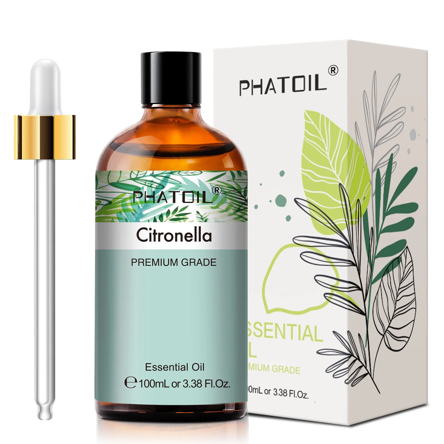 PHATOIL Lavender Jasmine Vanilla Sandalwood Sweet Orange Lemon Essential Oils