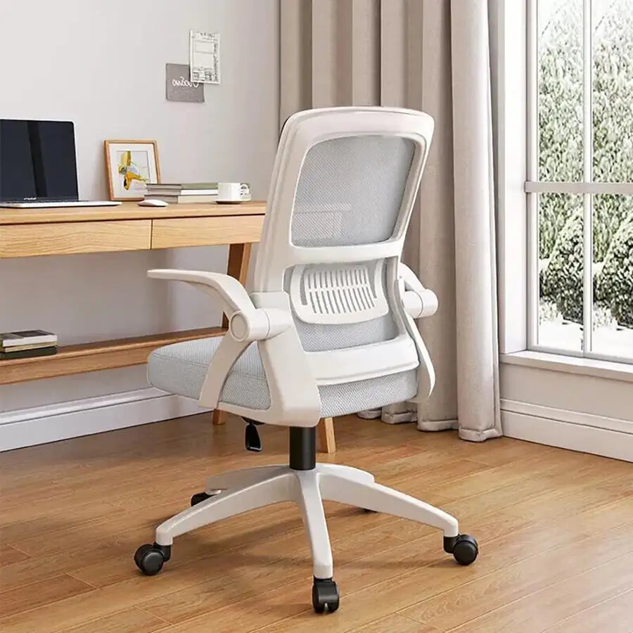Office Chair Ergonomic Mesh Swivel Chair With Flip Up Arms