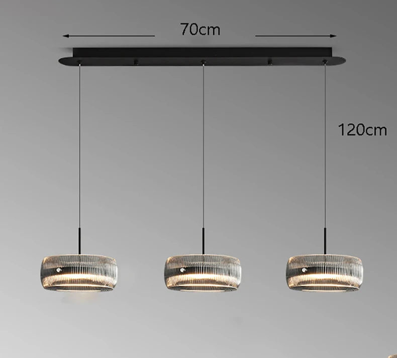 Gbbmade Modern LED Ring Pendant Light Chandelier for Living Room