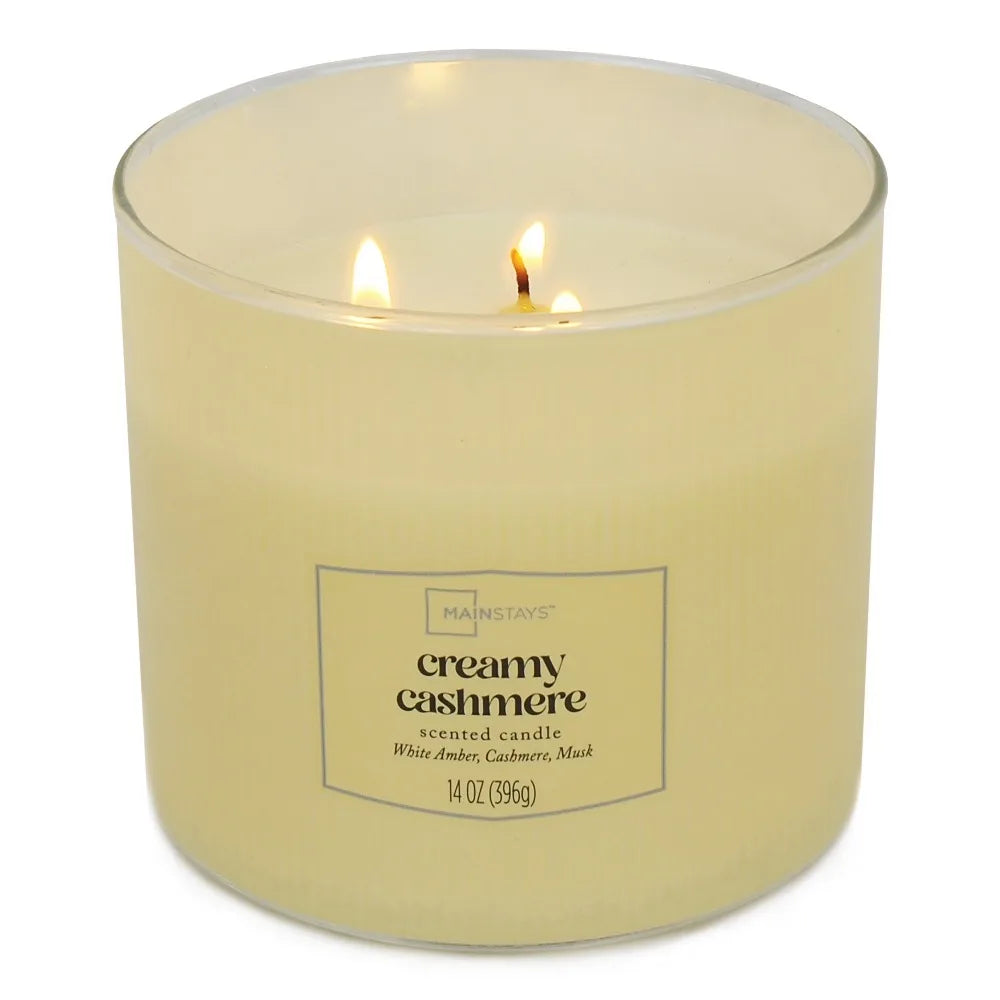 Textured Wrapped Candle Cashmere Scent Soy Wax Candle