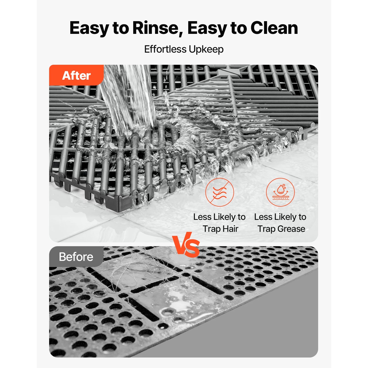Interlocking Drainage Mats Non Slip Floor Tiles For Bathroom Kitchen