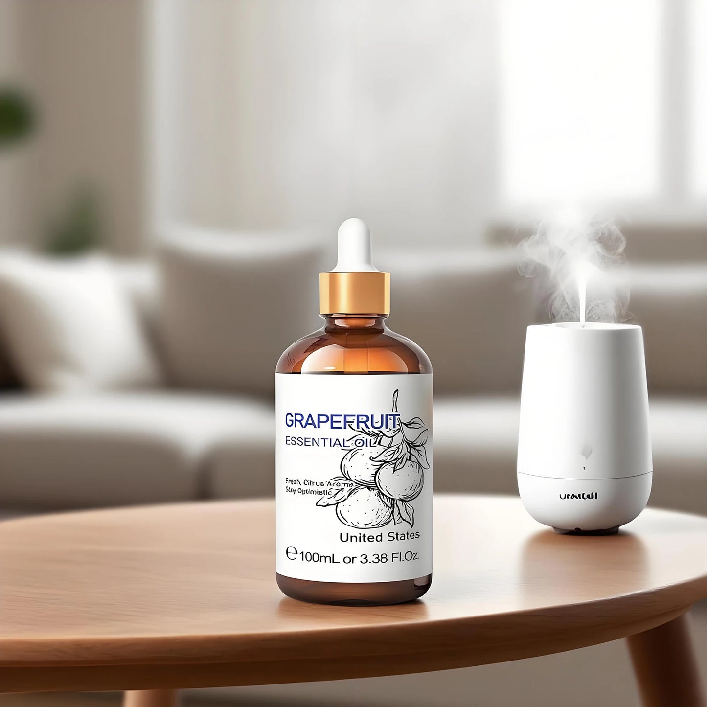 HIQILI Pure Essential Oil Rose Basil Vanilla Citronella Eucalyptus