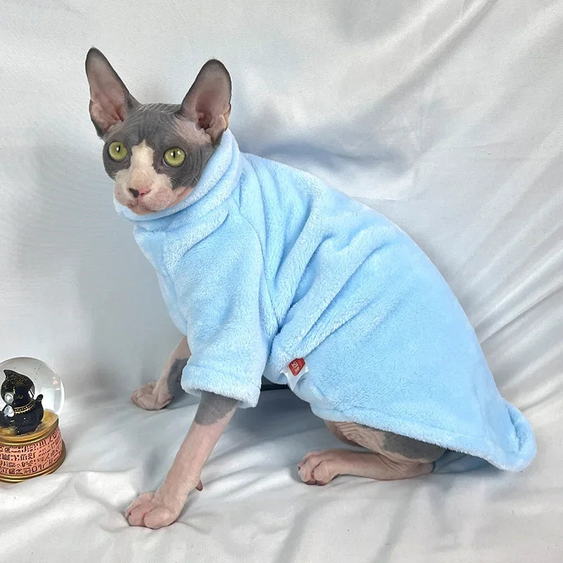 Wang Shan Meow Cat Hoodie Pullover For Sphynx Cats