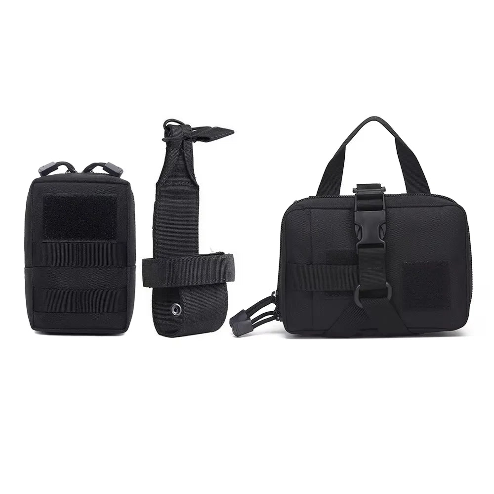 Dog Tactical Bags Set Molle Pouches For Harness Attachment Training