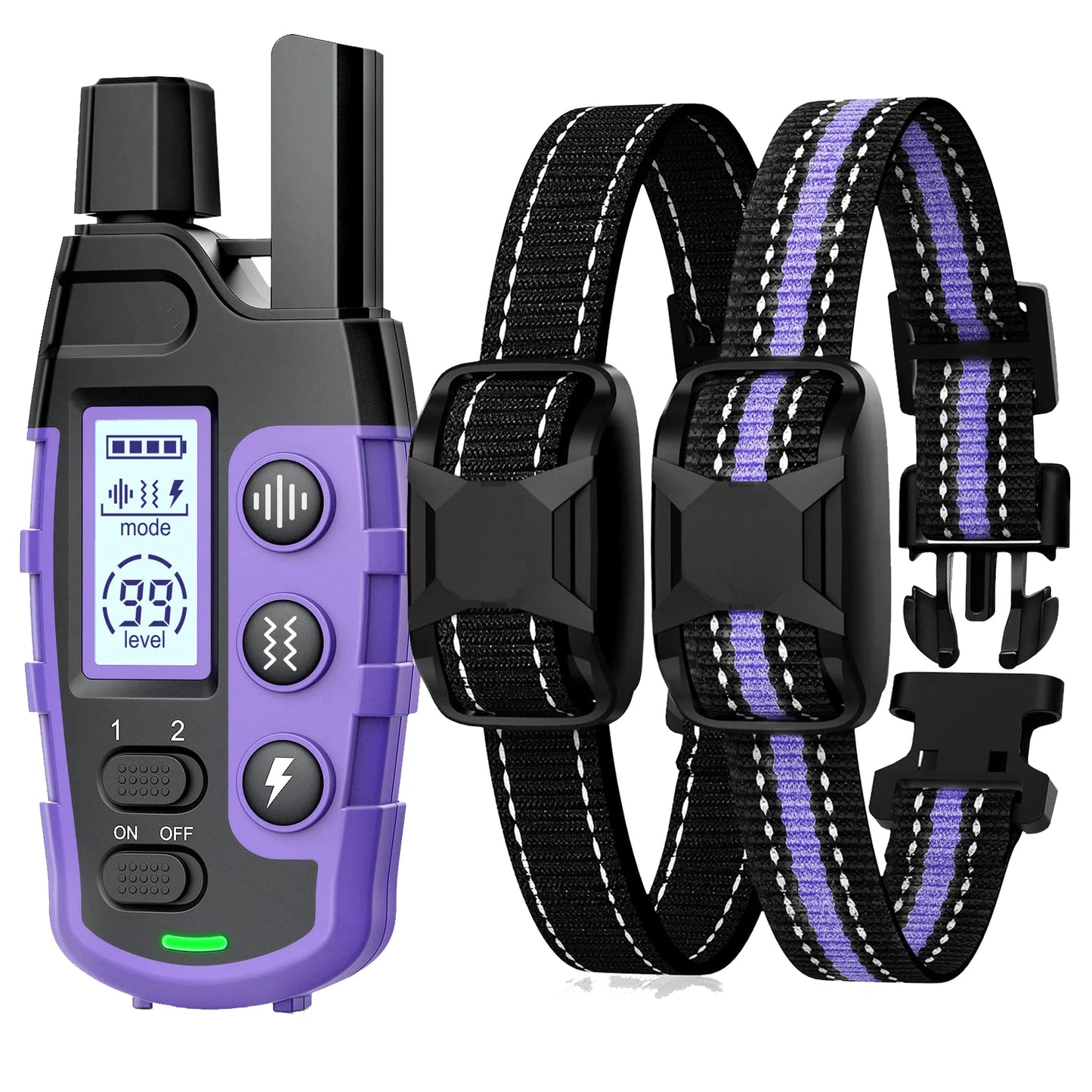 WXRPET Electric Dog Training Collar With Remote Control Waterproof Vibration