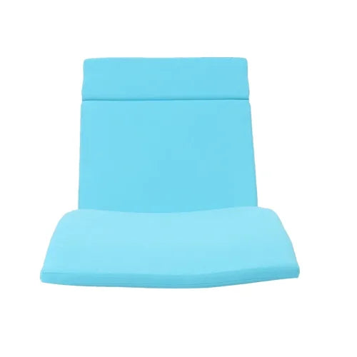 Outdoor Chaise Lounge Cushions Set Of 2 Water Resistant Fabric