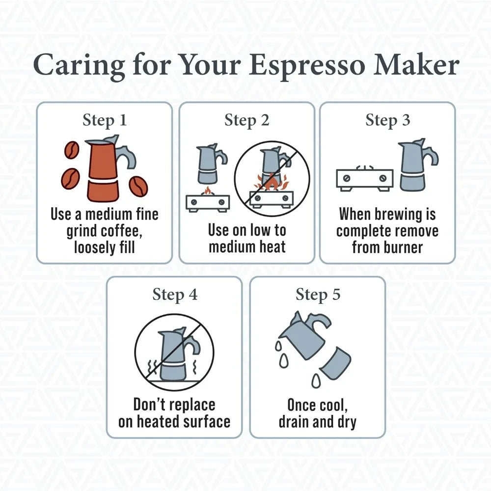 Xmsj Glass And Stainless Steel Stovetop Espresso Maker Moka Pot