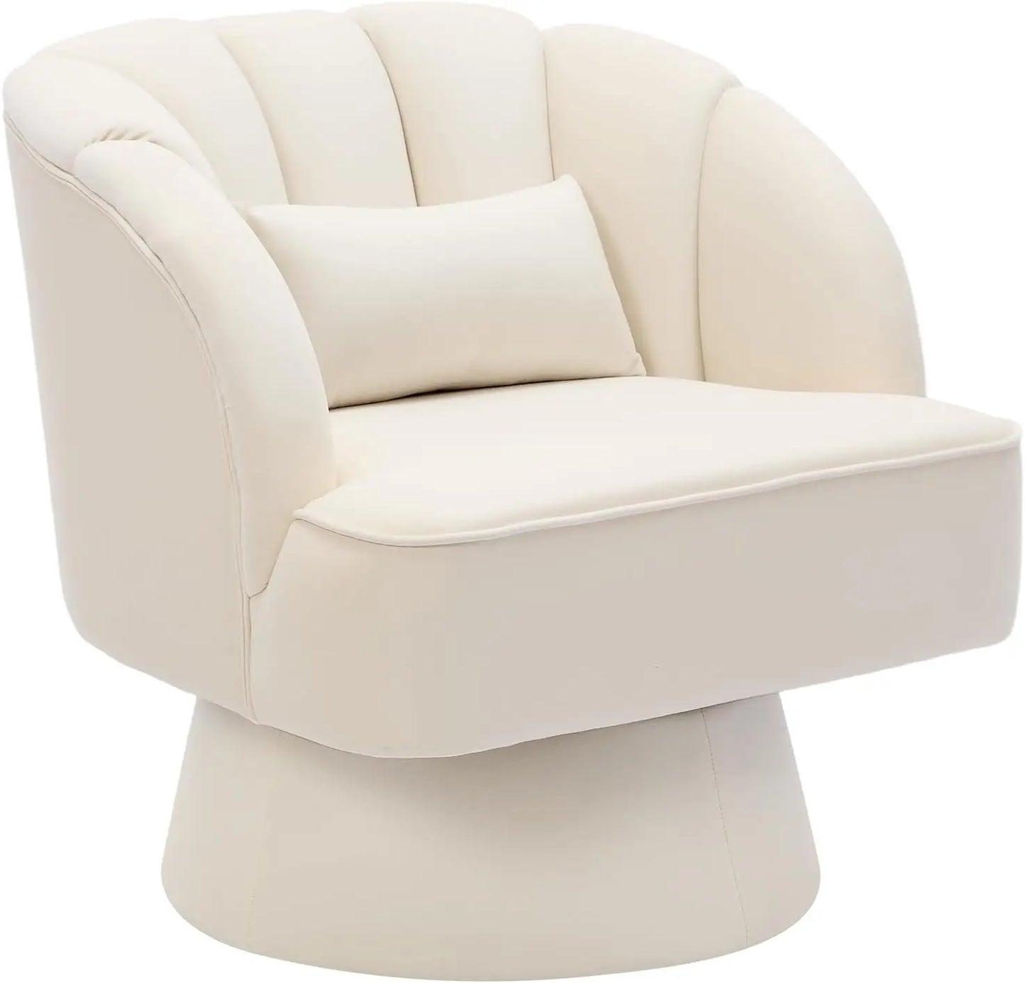 HiMISS Ultra Plush Swivel Accent Chair Barrel Lounge Velvet