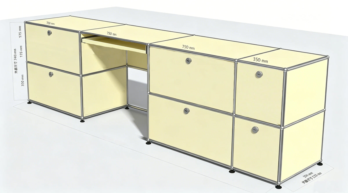Bigcityfur Modern Metal Corner TV Stand Storage Cabinet