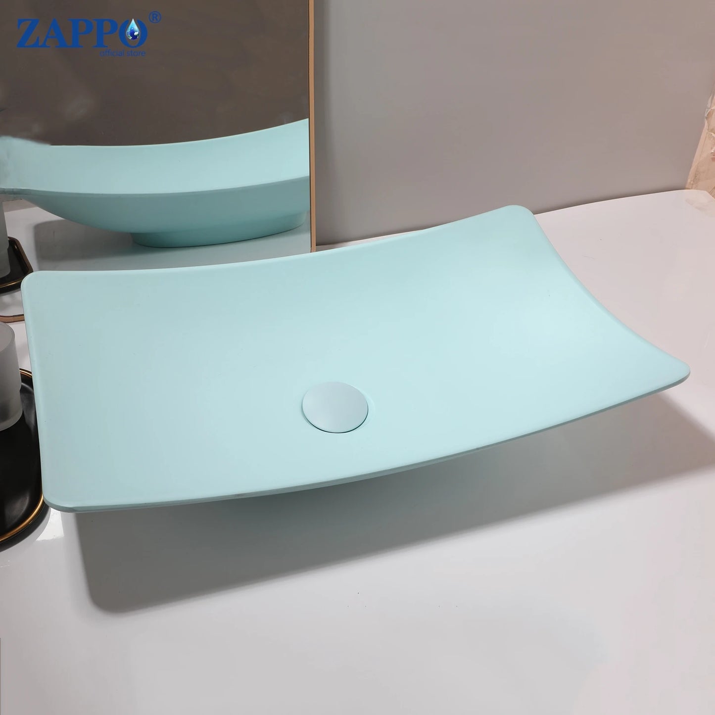 Mekkhalaa Stone Resin Above Counter Bathroom Vessel Sink