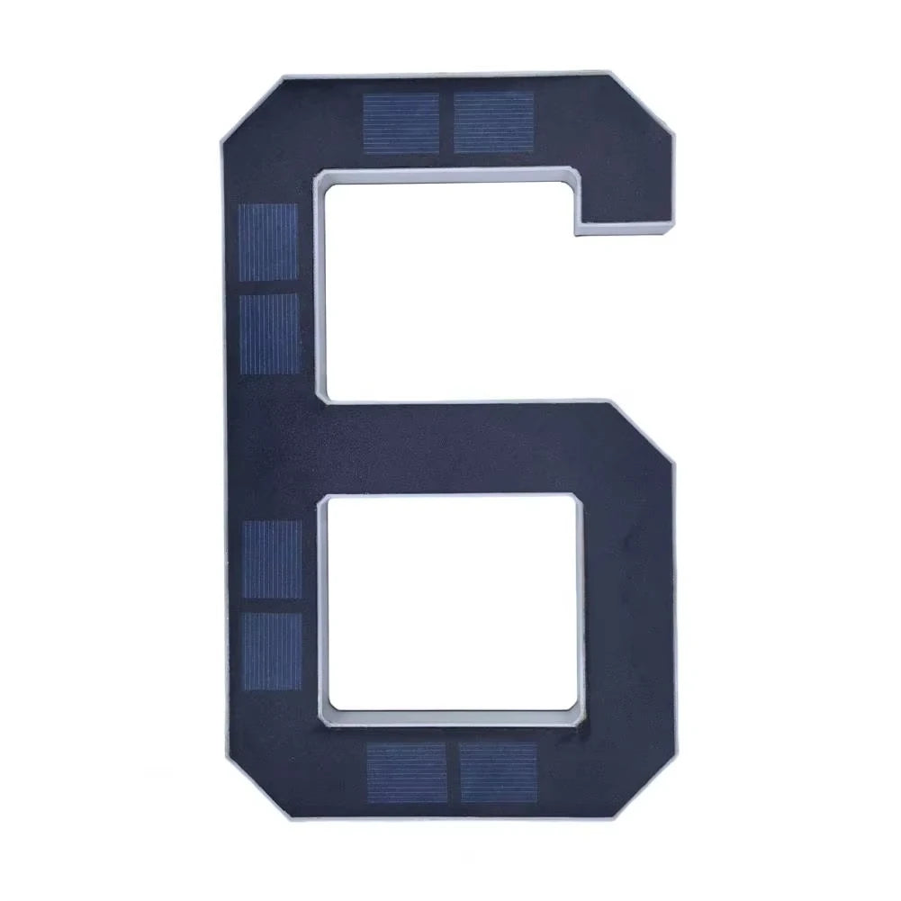Solar LED House Number Lights Outdoor Address Sign Auto Glow
