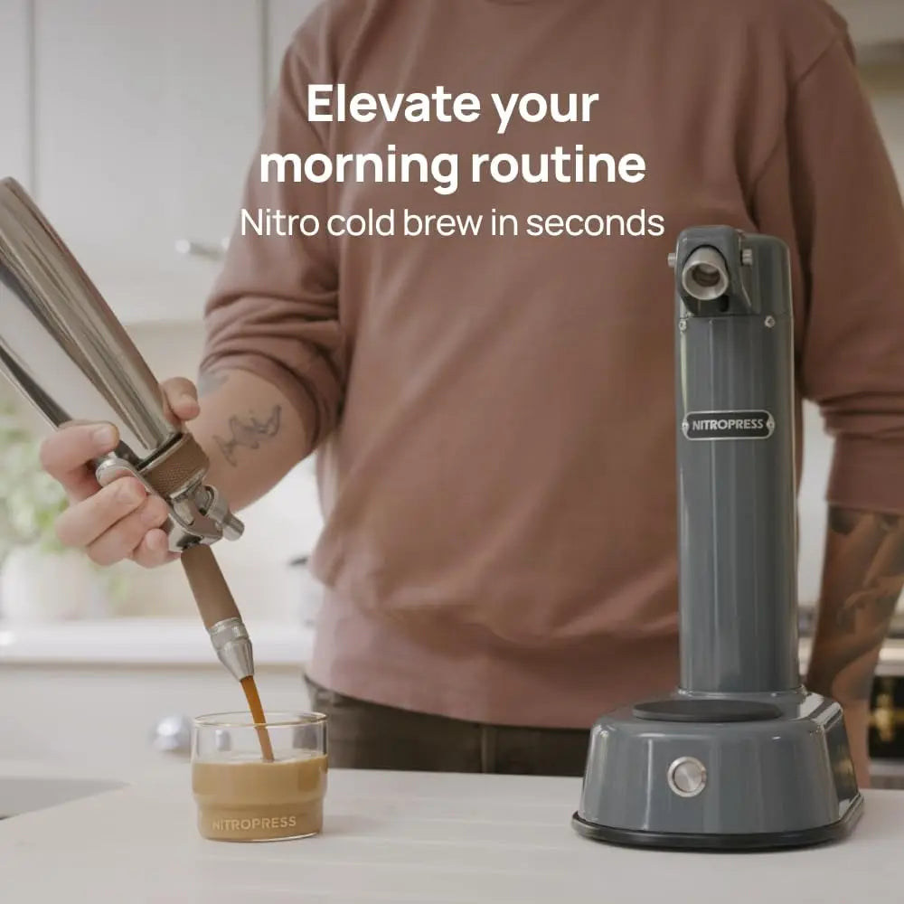 XMSJ Electric Nitro Cold Brew Maker With Air Powered Infuser