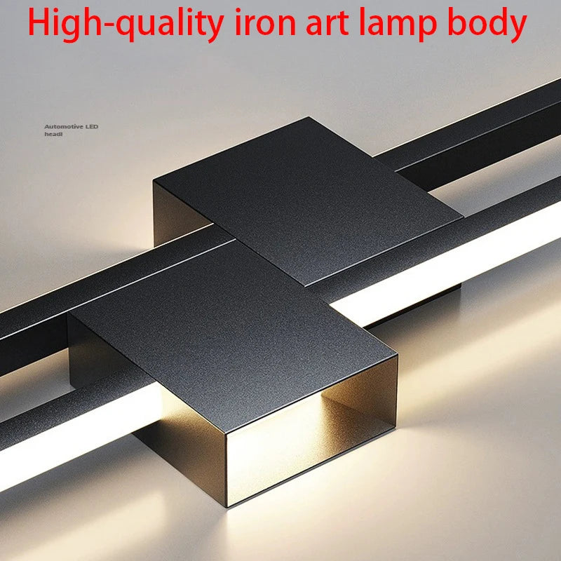 Dfiolk Straight Strip Wall Lamp Minimalist LED Sconce For Living Room